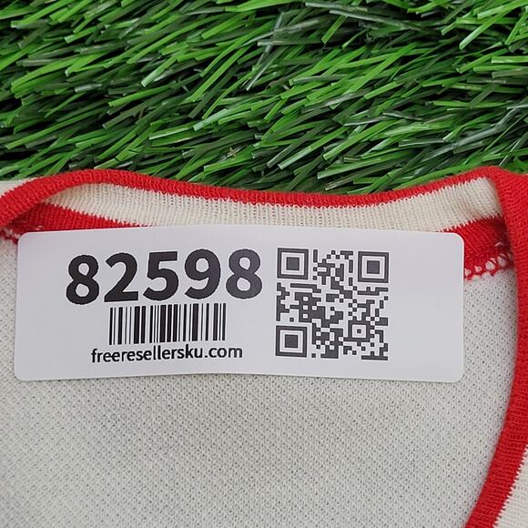 Vintage 80s Cincinnati Red Ringer Shirt XS/S 18x26 Baseball - Picture 8 of 16